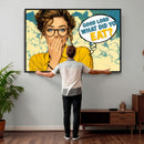 Pop Art Print Bathroom Sign Wall Art Canvas Print — Funny by MyGreatCanvas | Canvas Wall Art Prints | Photo Prints & Wall Decor