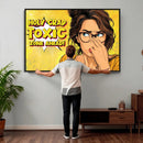 Pop Art Print Bathroom Sign Wall Art Canvas Print — Funny by MyGreatCanvas | Canvas Wall Art Prints | Photo Prints & Wall Decor