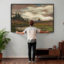 Gustav Macoun Heathland Canvas Print, Czech Landscape Oil by MyGreatCanvas | Canvas Wall Art Prints | Photo Prints & Wall Decor