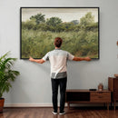 Wildflower Meadow Canvas Wall Art, Impressionist Overgrown by MyGreatCanvas | Canvas Wall Art Prints | Photo Prints & Wall Decor