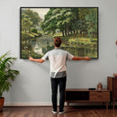 Forest Stream Canvas Wall Art, Peder Monsted A Forest Stream by MyGreatCanvas | Canvas Wall Art Prints | Photo Prints & Wall Decor