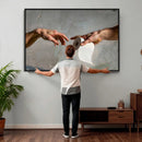 Funny Bathroom Wall Art Canvas, Creation of Toilet Paper by MyGreatCanvas | Canvas Wall Art Prints | Photo Prints & Wall Decor