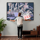 Playing Cards Canvas Wall Art | Casino Game Room Decor, by MyGreatCanvas | Canvas Wall Art Prints | Photo Prints & Wall Decor