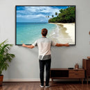 Puerto Rico Beach Paradise Wall Art – Tropical Coastal Print by MyGreatCanvas | Canvas Wall Art Prints | Photo Prints & Wall Decor