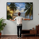 Puerto Rico Beach Paradise Wall Art – Tropical Coastal Print by MyGreatCanvas | Canvas Wall Art Prints | Photo Prints & Wall Decor
