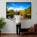 Charlotte Skyline Canvas Wall Art Print – North Carolina Cityscape Photography Print by MyGreatCanvas | Canvas Wall Art Prints | Photo Prints & Wall Decor