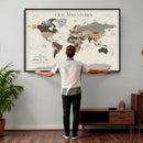 World Map Wall Art Print