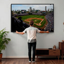 Chicago Cubs Baseball Team Print - Wrigley Field Stadium