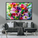 Oil Flower Abstract Canvas Print by MyGreatCanvas | Canvas Wall Art Prints | Photo Prints & Wall Decor