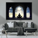 Women and Yoga Wall Art Canvas Print