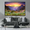 Mountain and Spring Wall Art Canvas Print by MyGreatCanvas | Canvas Wall Art Prints | Photo Prints & Wall Decor