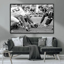 American Football Player Wall Art Canvas Print by MyGreatCanvas | Canvas Wall Art Prints | Photo Prints & Wall Decor