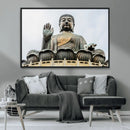 Buddha Statue Wall Art Canvas Print