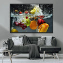 Kithen Vegetables World Wall Art Canvas Print