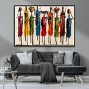 Abstract African Women Wall Art Canvas Print by MyGreatCanvas | Canvas Wall Art Prints | Photo Prints & Wall Decor