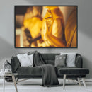 Gold Buddha Statue Hands Wall Art Canvas Print by MyGreatCanvas | Canvas Wall Art Prints | Photo Prints & Wall Decor