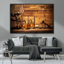 Rustic Whiskey and Barrel Canvas Print by MyGreatCanvas | Canvas Wall Art Prints | Photo Prints & Wall Decor
