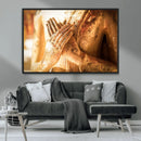 Buddha Statue Hands Wall Art Canvas Print by MyGreatCanvas | Canvas Wall Art Prints | Photo Prints & Wall Decor