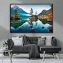 Crystal Clear Lake Wall Art | Mountains Wall Art Canvas | 3 by MyGreatCanvas | Canvas Wall Art Prints | Photo Prints & Wall Decor