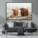 Longhorn Cattle Wall Art Canvas Print, Framed Farmhouse by MyGreatCanvas | Canvas Wall Art Prints | Photo Prints & Wall Decor