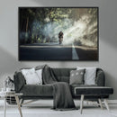 Cycling Road Bike in the Morning, Cycling Road Bike Canvas by MyGreatCanvas | Canvas Wall Art Prints | Photo Prints & Wall Decor