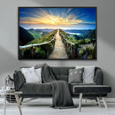 Mountain and Sunset Wall Art Canvas Print by MyGreatCanvas | Canvas Wall Art Prints | Photo Prints & Wall Decor