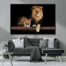 Lion Canvas Wall Art – Majestic Animal Print Artwork for by MyGreatCanvas | Canvas Wall Art Prints | Photo Prints & Wall Decor