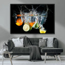 Kitchen Wall Art, Kitchen Fruits Art Canvas Print