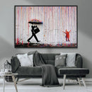 Banksy Wall Art Canvas Print, Framed Graffiti Art Picture by MyGreatCanvas | Canvas Wall Art Prints | Photo Prints & Wall Decor