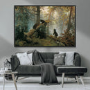 Grizzly Bear Cubs Wall Art Canvas Print by MyGreatCanvas | Canvas Wall Art Prints | Photo Prints & Wall Decor