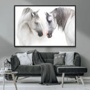 White Horse Wall Art Animal Canvas Print by MyGreatCanvas | Canvas Wall Art Prints | Photo Prints & Wall Decor