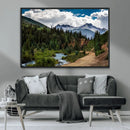 San Juan Nal Forest Wall Art Landscape Canvas Print