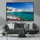 Santorini Wall Art Canvas Print