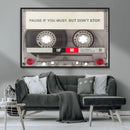 Music Cassette Iconic Wall Art Canvas Print by MyGreatCanvas | Canvas Wall Art Prints | Photo Prints & Wall Decor