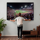 Washington-Grizzly Stadium Canvas Print, American Football