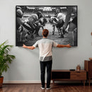 American Football Wall Art Canvas Print Framed Stadium Sport
