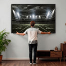 American Football Stadium Wall Art Canvas Print, Stadium