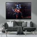 American Football Wall Art Canvas Print, Stadium Sport Wall
