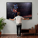 American Football Wall Art Canvas Print, Stadium Sport Wall