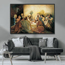 Last Supper Wall Art Canvas Print, Framed Jesus Painting Art