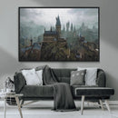 Disney Castle Wall Art Canvas Print, Living Kids Home Room