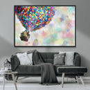 Up Pixar Poster, Look Up Pixar Wall Art, Up Pixar Canvas,