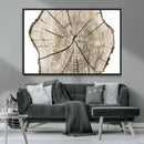 Abstract Wood Tree Ring Wall Art - Ready to Hang Minimalist by MyGreatCanvas | Canvas Wall Art Prints | Photo Prints & Wall Decor