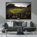 Oregon Stadium Canvas Wall Art - Captivating Game Day Scene