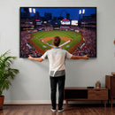 St. Louis Cardinals Baseball Team Print - Busch Stadium Wall