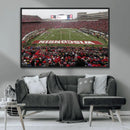 Wisconsin Badgers Team Print Canvas - Madison Camp Randall
