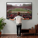Wisconsin Badgers Team Print Canvas - Madison Camp Randall