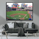 New York Mets Baseball Team Print - Citi Field Baseball by MyGreatCanvas | Canvas Wall Art Prints | Photo Prints & Wall Decor