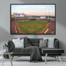 Cincinnati Reds Baseball Print Canvas- Cincinnati