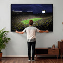 Michigan Wolverines Football Canvas Wall Decor, Football